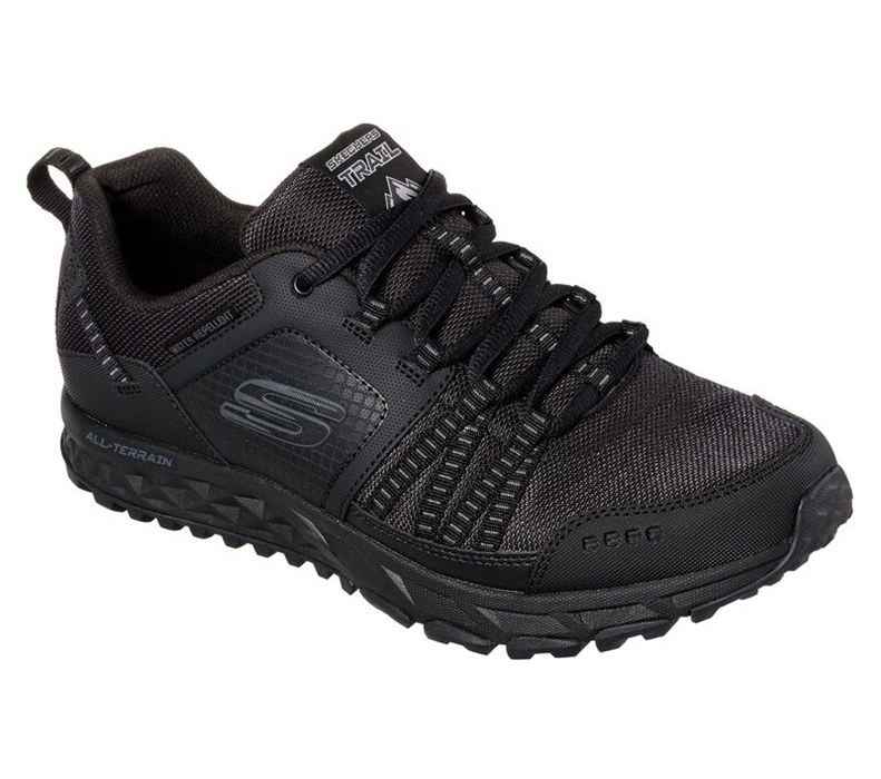 Skechers Escape Plan - Mens Hiking Boots Black [AU-IR2050]